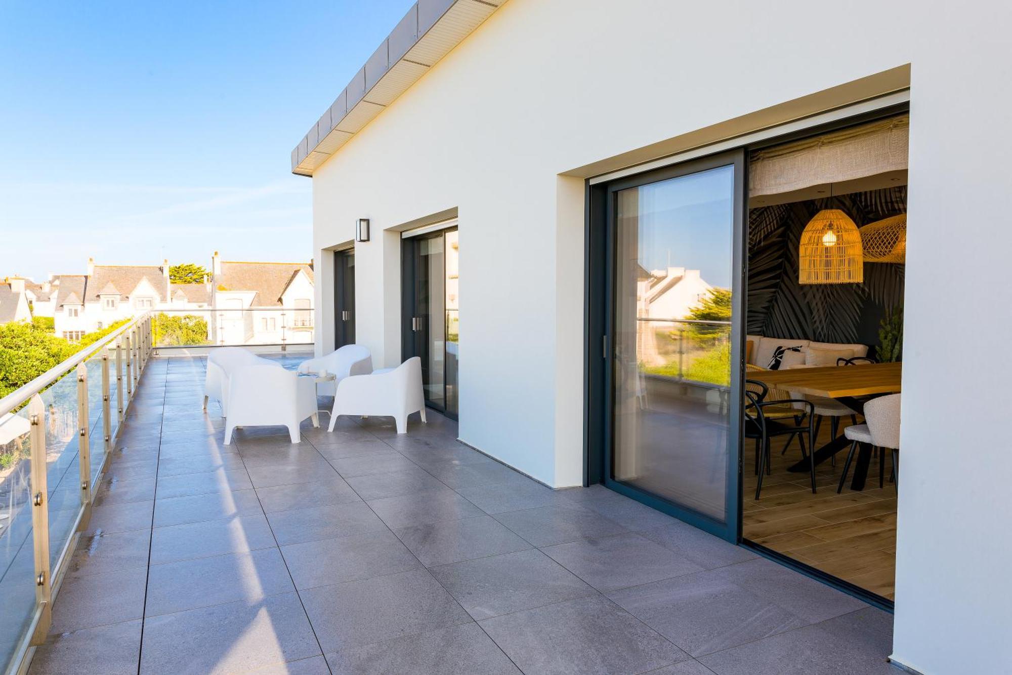 Apartament Escale A Saint-Gue Penmarcʼh Zewnętrze zdjęcie